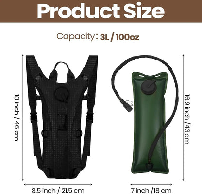 Outdoor gear hiking store camping equipment Hydration Pack front side 3